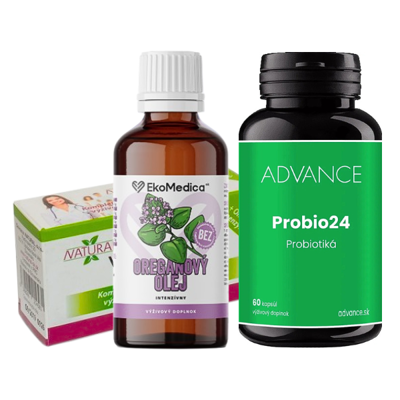 Podpora imunity Oregano Probiotiká Multivitamíny