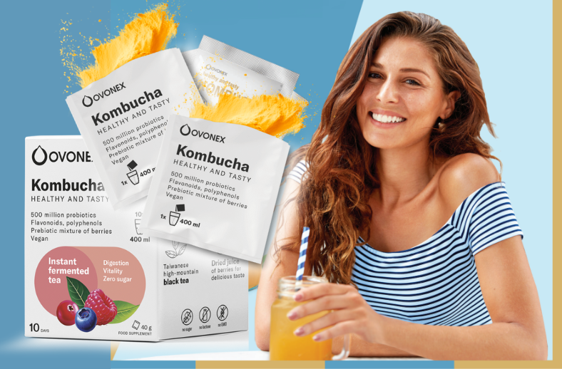 Kombucha nápoj s probiotikami